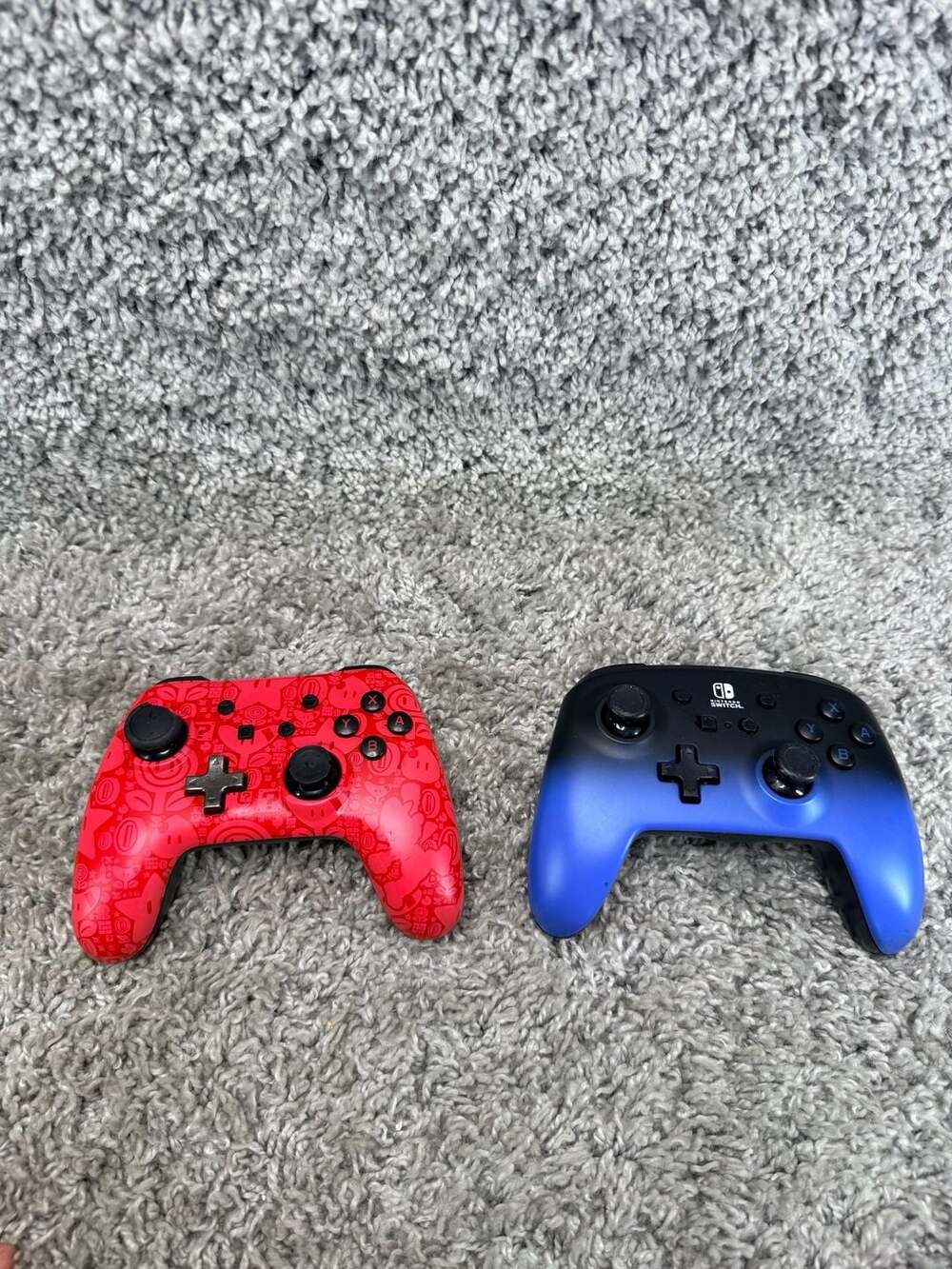 PowerA Nintendo Switch Controller Bundle - Mario Pop Art Wired & Blue Fade
